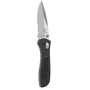 BENCHMADE Sequel 2.95" Drop Point Serrated Edge Satin - Benchmade