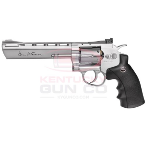 DAN WESSON 6" CO2 Pellet Revolver Silver - Dan Wesson