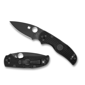 SPYDERCO Native 5 Lightweight Black Blade Serrated Edge