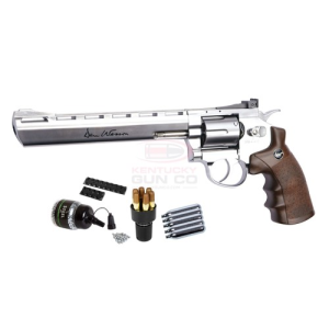 DAN WESSON 8" CO2 BB Revolver Kit Silver - Dan Wesson