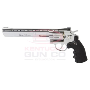 DAN WESSON 8" CO2 BB Revolver Silver Black Grips - Dan Wesson