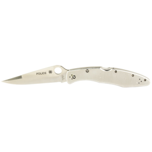 SPYDERCO Police Model Stainless Plain Edge