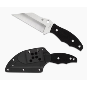 SPYDERCO Ronin 2 G-10 Black Plain Edge