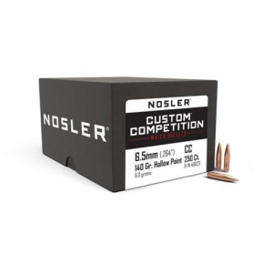 NOSLER Reloading Bullets Competition HPBT 6.5mm 140 Grain 250rd