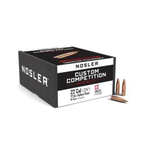 NOSLER Reloading Bullets HPBT 22 Cal 77 Grain 250rd