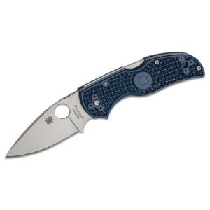 SPYDERCO Native 5 Lightweight Folding Knife 2.95" Spear Point Blade w/ Cobalt Blue FRN Handles