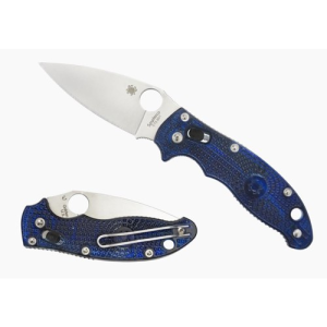 SPYDERCO Manix 2 Lightweight Translucent Blue Plain Edge