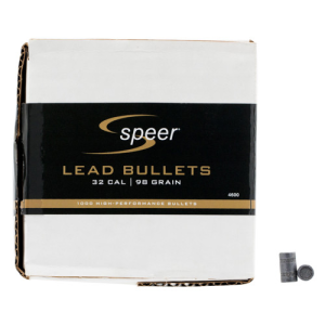 SPEER AMMO Reloading Bullets Lead HBWC 32 Caliber 98 Grain 1000rd