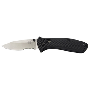 BENCHMADE Mini Presidio Ultra 2.97" DropPoint Serrated Satin - Benchmade