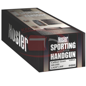 NOSLER Reloading Bullets JHP 44 Cal 240 Grain 250rd