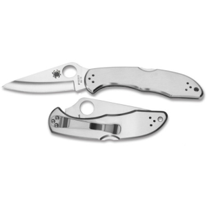 SPYDERCO Delica 4 Stainless Plain Edge
