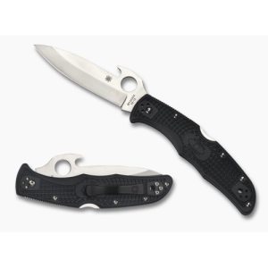 SPYDERCO Endura 4 Lightweight Gray Emerson Open Plain Edge