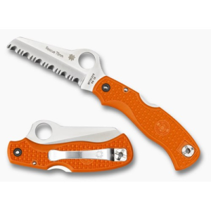 SPYDERCO Rescue 79mm Lightweight Orange Serrated Edge