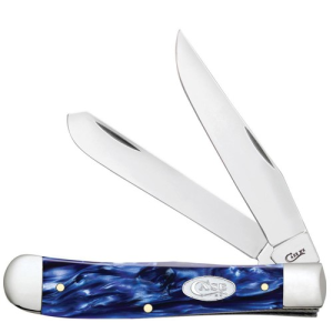 CASE KNIVES Blue Pearl Kirinite - Trapper (10254 SS)