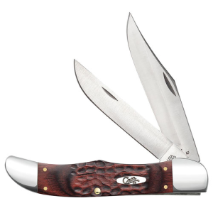 CASE KNIVES Rosewood Standard Jig Folding Hunter Leathr Sheath