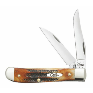CASE KNIVES Case 6.5 Bonestag Mini Trapper (6.5207W SS)