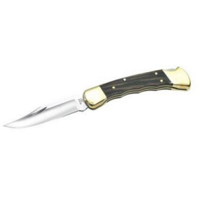 BUCK KNIVES Folding Hunter Finger Grooved