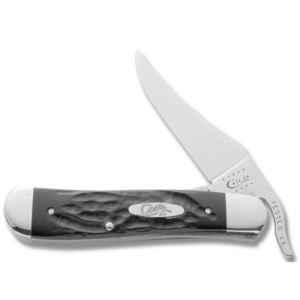 CASE KNIVES Jigged Rough Black Synthetic RussLock (61953L SS)