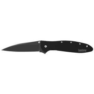 KERSHAW KNIVES Leek Modified Drop Point Black 3" DLC Coating