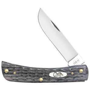 CASE KNIVES Pocket Worn Gray Bone-Crandall Jig Sod Buster Jr