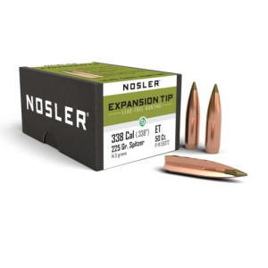 NOSLER Reloading Bullets E-Tip 338 Cal 225 Grain 50rd