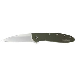 KERSHAW KNIVES Leek Modified Drop Point 3" Bead Blasted Olive