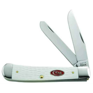 CASE KNIVES SparXX Standard Jig White Synthetic Trapper
