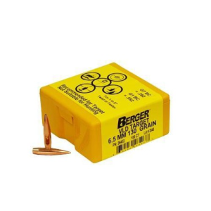 BERGER BULLETS Reloading Bullets VLD Target Long Range 6.5mm 130 Grain 100rd