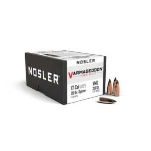 NOSLER Reloading Bullets Varmageddon FB 17 Cal 20 Grain 250rd
