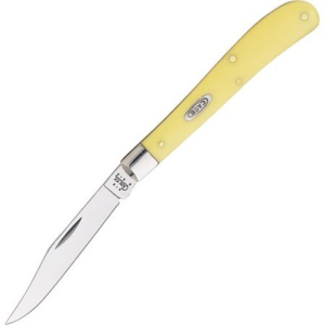 CASE KNIVES Yellow Synthetic Slimline Trapper (31048 CV)