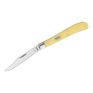 CASE KNIVES Yellow Synthetic Slimline Trapper 4-1/8" Closed