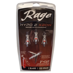 RAGE Hypo 2 Crossbow 100gr 2" 4pk