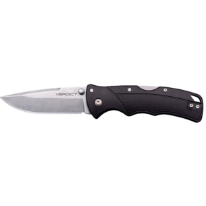COLD STEEL Verdict 3" Spear Point Stonewash/Black GFN Handle