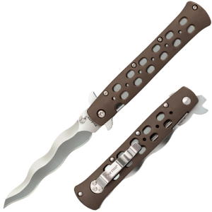 COLD STEEL Ti-Lite Kris Blade Plain 4" Zy-Ex Handle