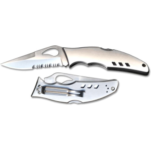 SPYDERCO Flight Stainless Partially Serrated Edge - Spyderco