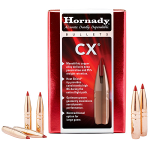 HORNADY Reloading Bullets CX 30 Cal 190 Grain 50rd