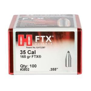 HORNADY Reloading Bullets FTX 35 Cal 165 Grain 100rd