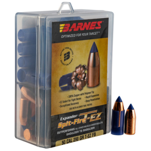 BARNES AMMO Reloading Bullets T-EZ 50 Cal 290 Grain 24rd
