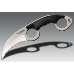 COLD STEEL Double Agent I Serrated 3" Blade 2.3mm AUS 8A SS