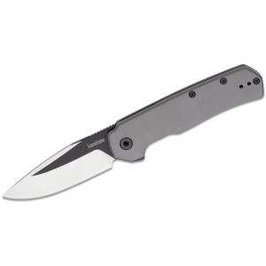 KERSHAW KNIVES Thermal Flipper Knife 2.95" Drop Point Blade | Gray PVD Stainless Handle