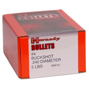 HORNADY #4 .240 Diameter Buckshot | 5 Pounds