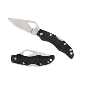 SPYDERCO Finch 2 G-10 Black Plain Edge - Spyderco