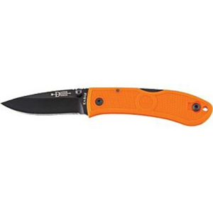 KA-BAR Dozier Folding Hunter-Blaze Orange Straight Edge