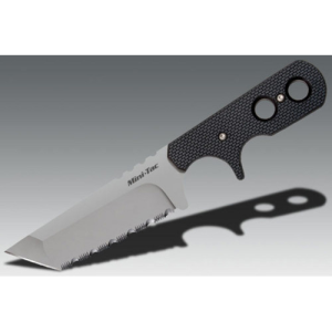 COLD STEEL Mini Tac Tanto Serrated 3 3/4" 2.5mm AUS 8A SS