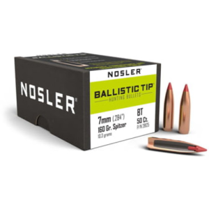 NOSLER Reloading Bullets Ballistic Tip-7mm 160 Grain SP 50rd
