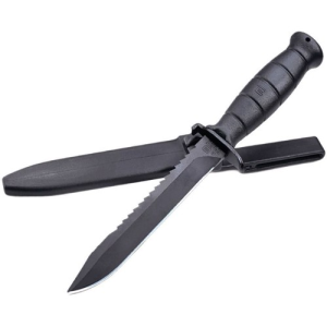 GLOCK Field Knife w/ Saw Black