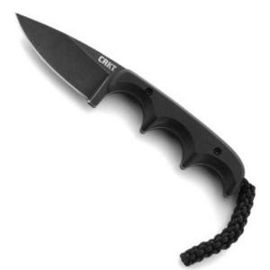 CRKT Minimalist Black Drop Point 2.16" Black Stonewash