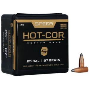 SPEER AMMO Reloading Bullets SPTZ 25 Caliber 87 Grain 100rd
