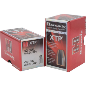 HORNADY Reloading Bullets XTP 32 Caliber 100 Grain 100rd