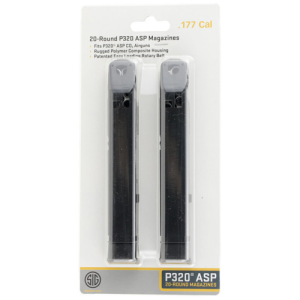 SIG SAUER P320 CO2 Pistol Magazine, 20rd, 2pk, .177